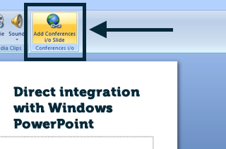 Conferences i/o adds direct integration with Windows PowerPoint
